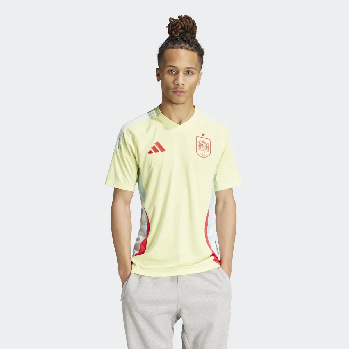 

Футболка мужская вторая форма Испания 24 Adidas, желтый