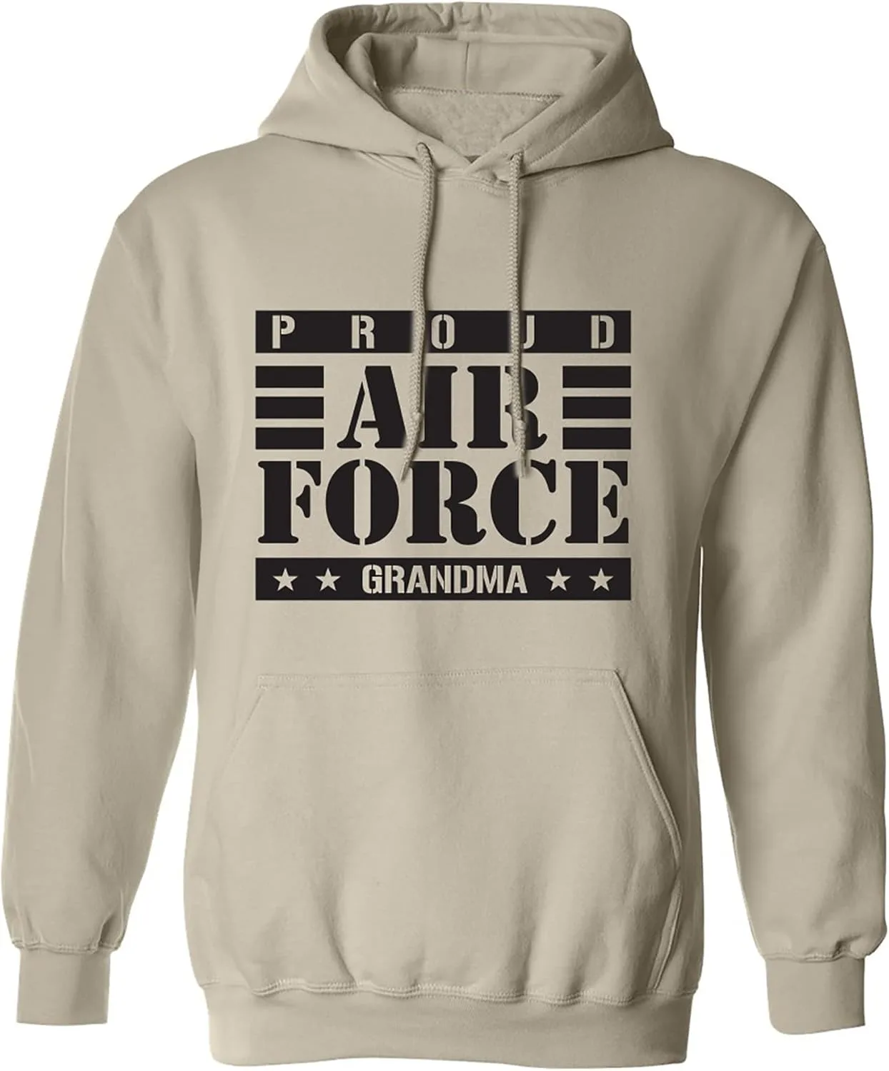 

Толстовка Zerogravitee Proud Air Force Grandma с капюшоном