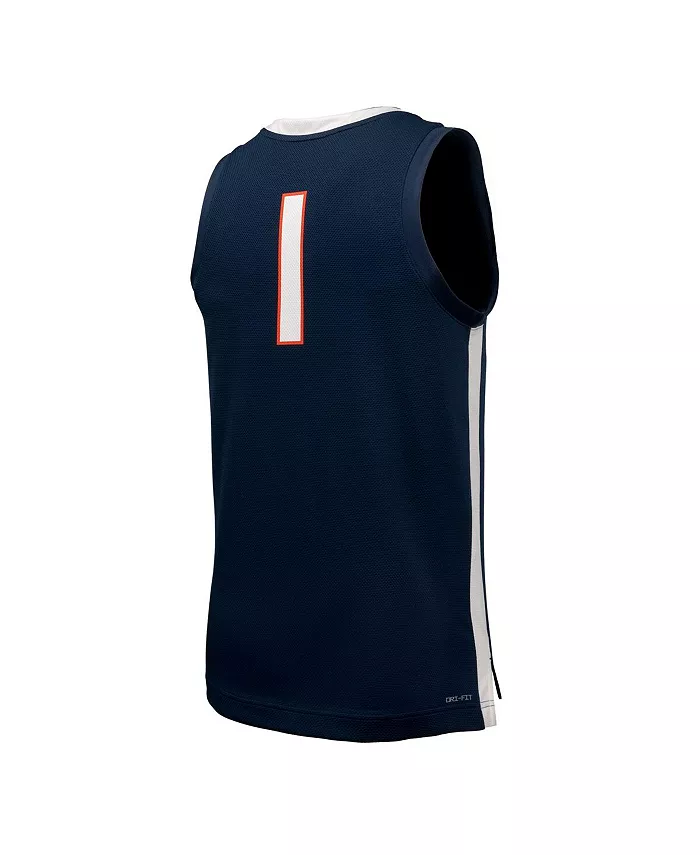 Мужская баскетбольная реплика джерси Virginia Cavaliers в синем цвете Nike — фото 2