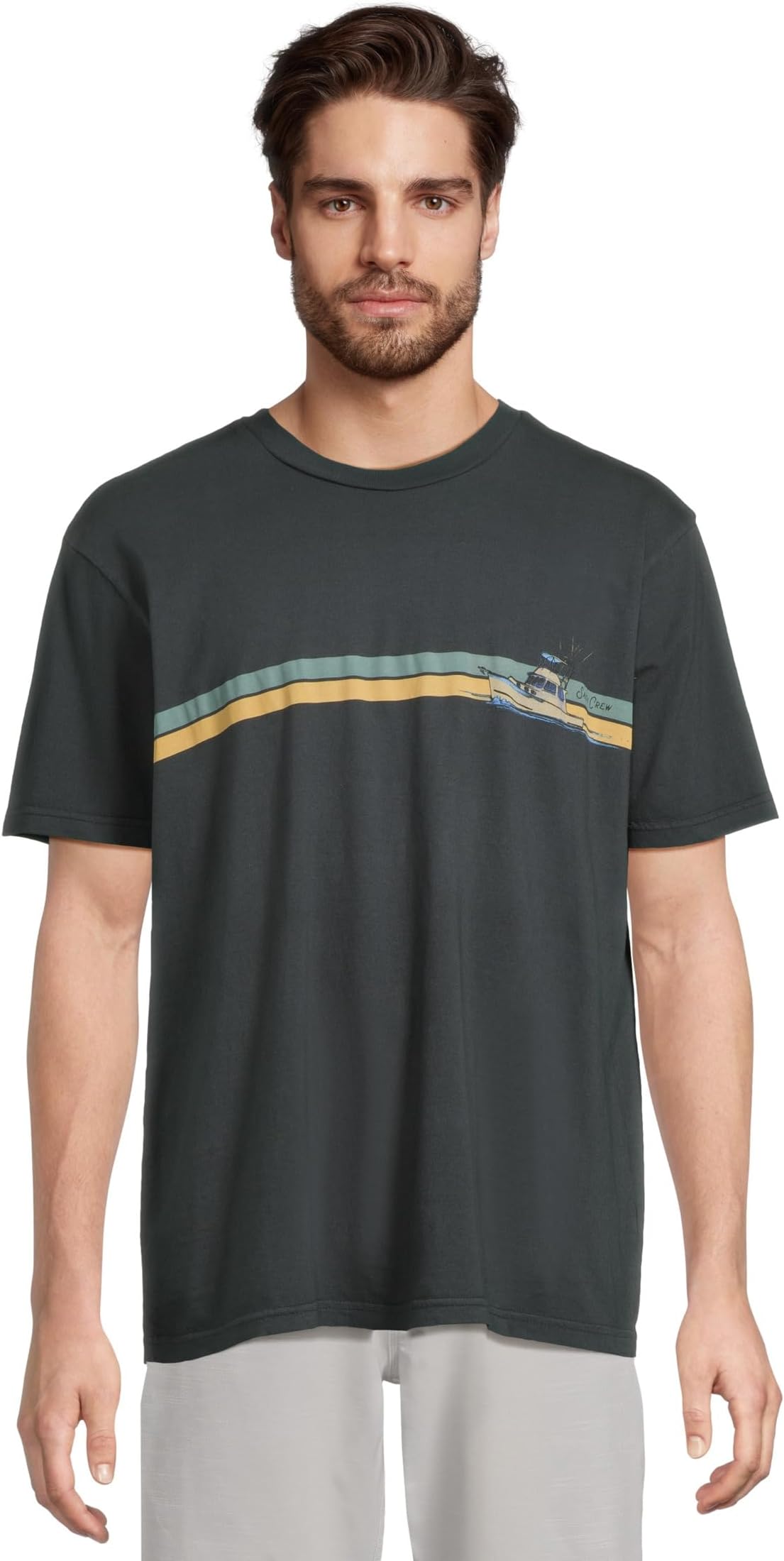 

Футболка Salty Crew Water Line Short Sleeve Tee, цвет Vintage Black