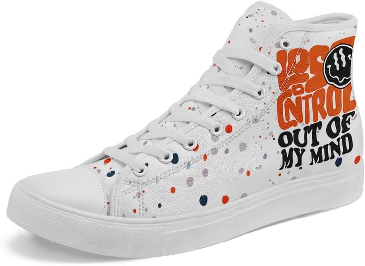 

Женские ультрафashion кеды на высокой подошве AWSOLE Yoga с принтом, унисекс, шнуровка, повседневная обувь для прогулок, тенниса и тренировок, оранжевый