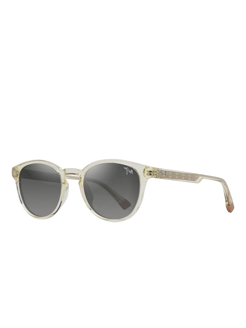 

Солнцезащитные очки Hiehie в овальной оправе Maui Jim, желтый