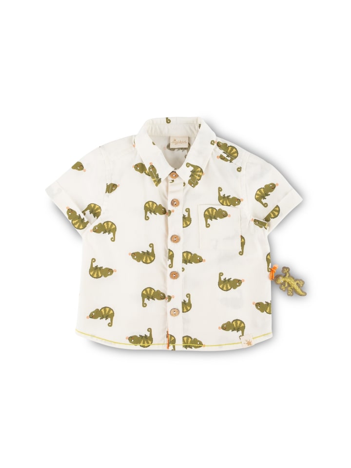 

Рубашка Sigikid, белый/зеленый