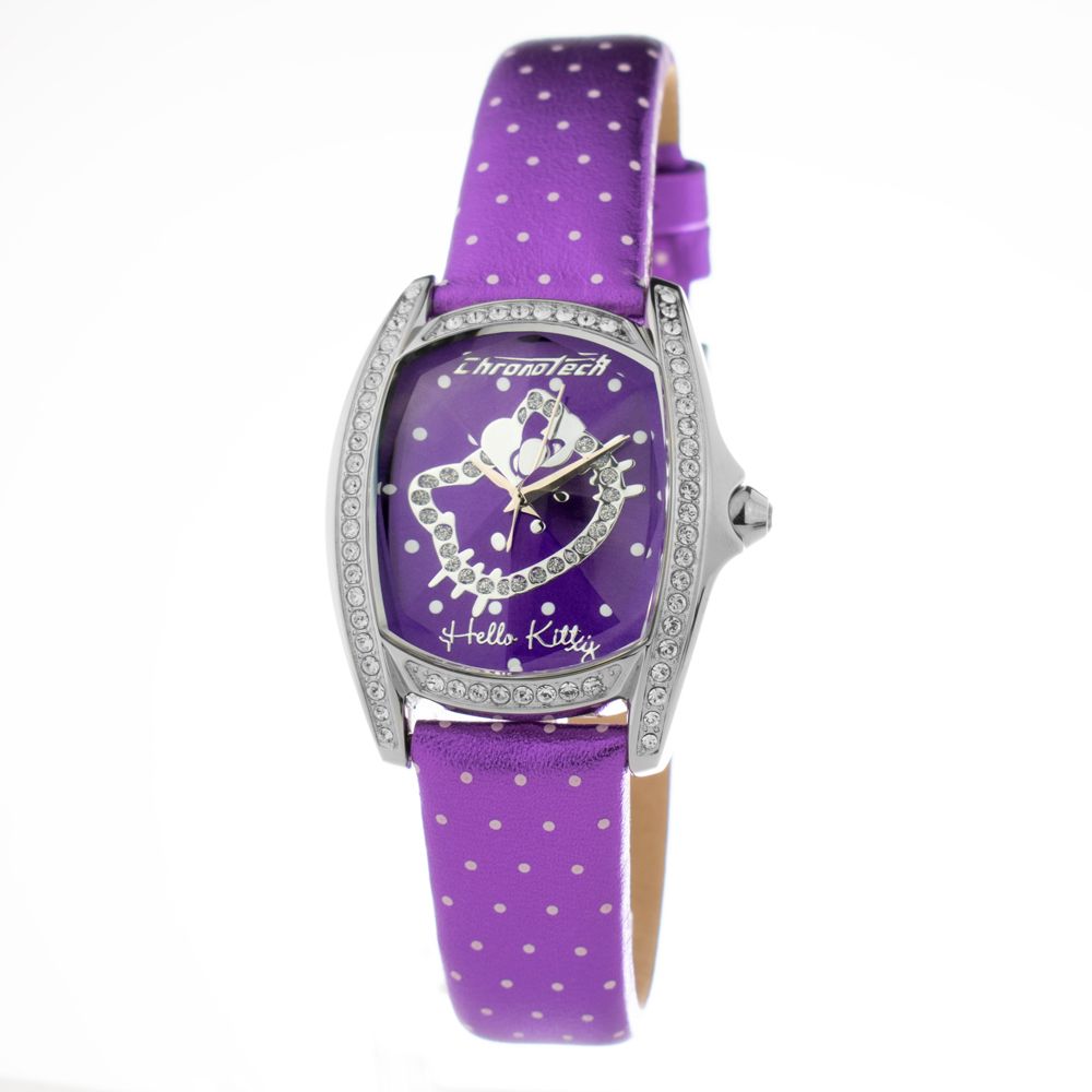 

Женские часы Chronotech Leather, фиолетовый