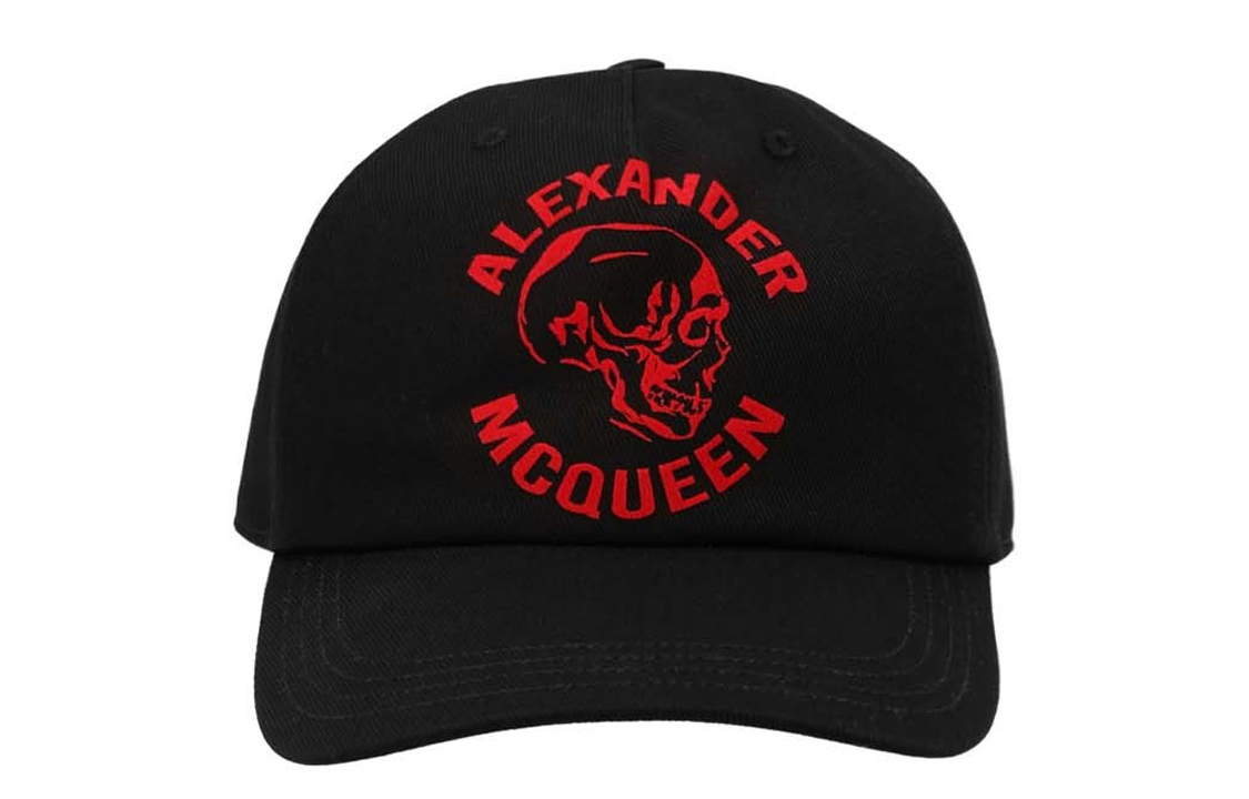 

Alexander McQueen Бейсболка унисекс черная, Black