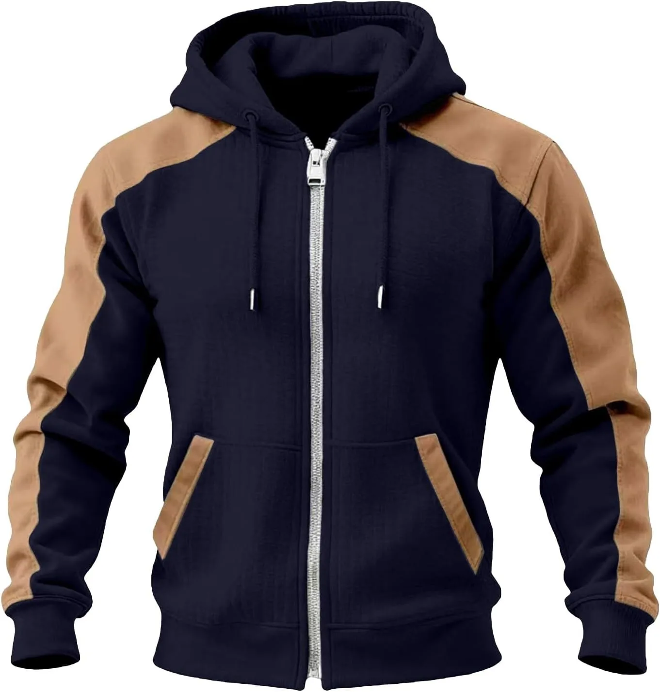 Толстовка с капюшоном Full Zip для мужчин Casual Slim fit — фото 4