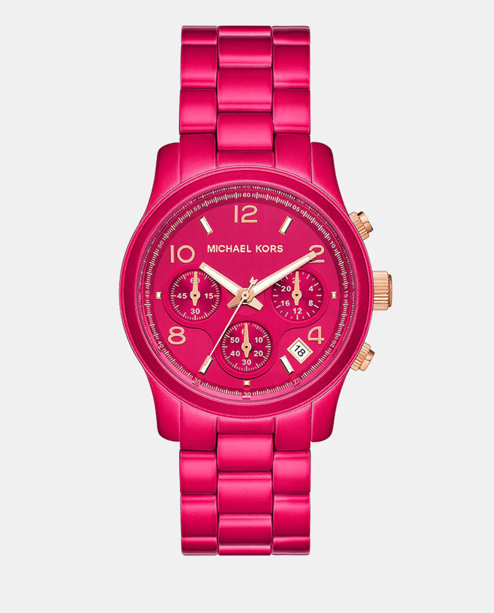 

Женские часы MK7478LE Розовый стальной хронограф Michael Kors
