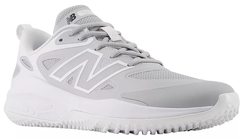 Женские кроссовки для софтбола для газона New Balance VELO v4, серый/белый — фото 4