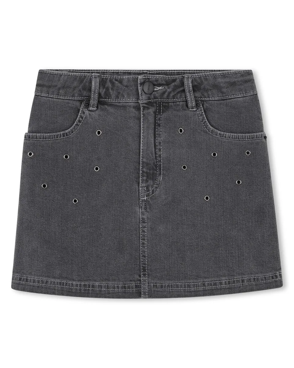 

Детская однотонная юбка DKNY, черный