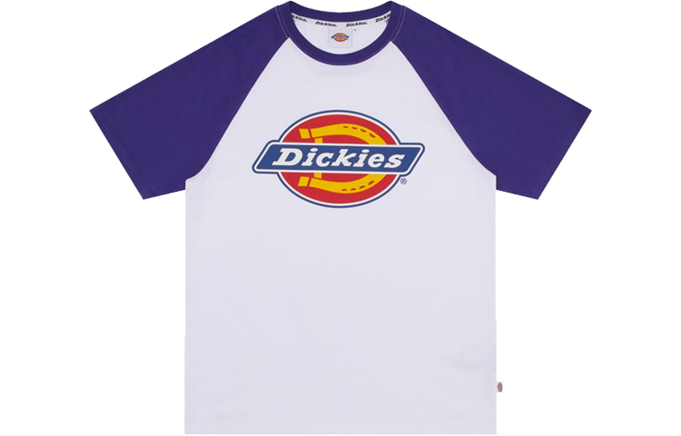 

Футболка унисекс фиолетово-голубая Dickies