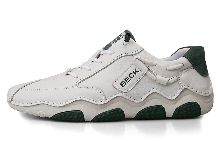 

Износостойкие противоскользящие повседневные ботинки мужские BECK, бежевый белый коричневый