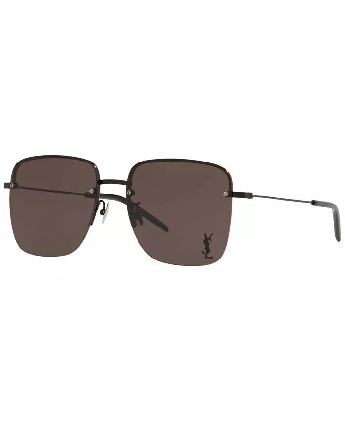 

Женские зеркальные солнцезащитные очки, SL 312 M-006 Saint Laurent, черный