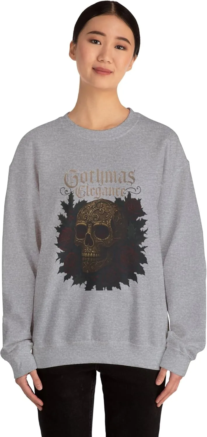 Gothmas Elegance свитшот с черепом | готический праздничный — фото 4