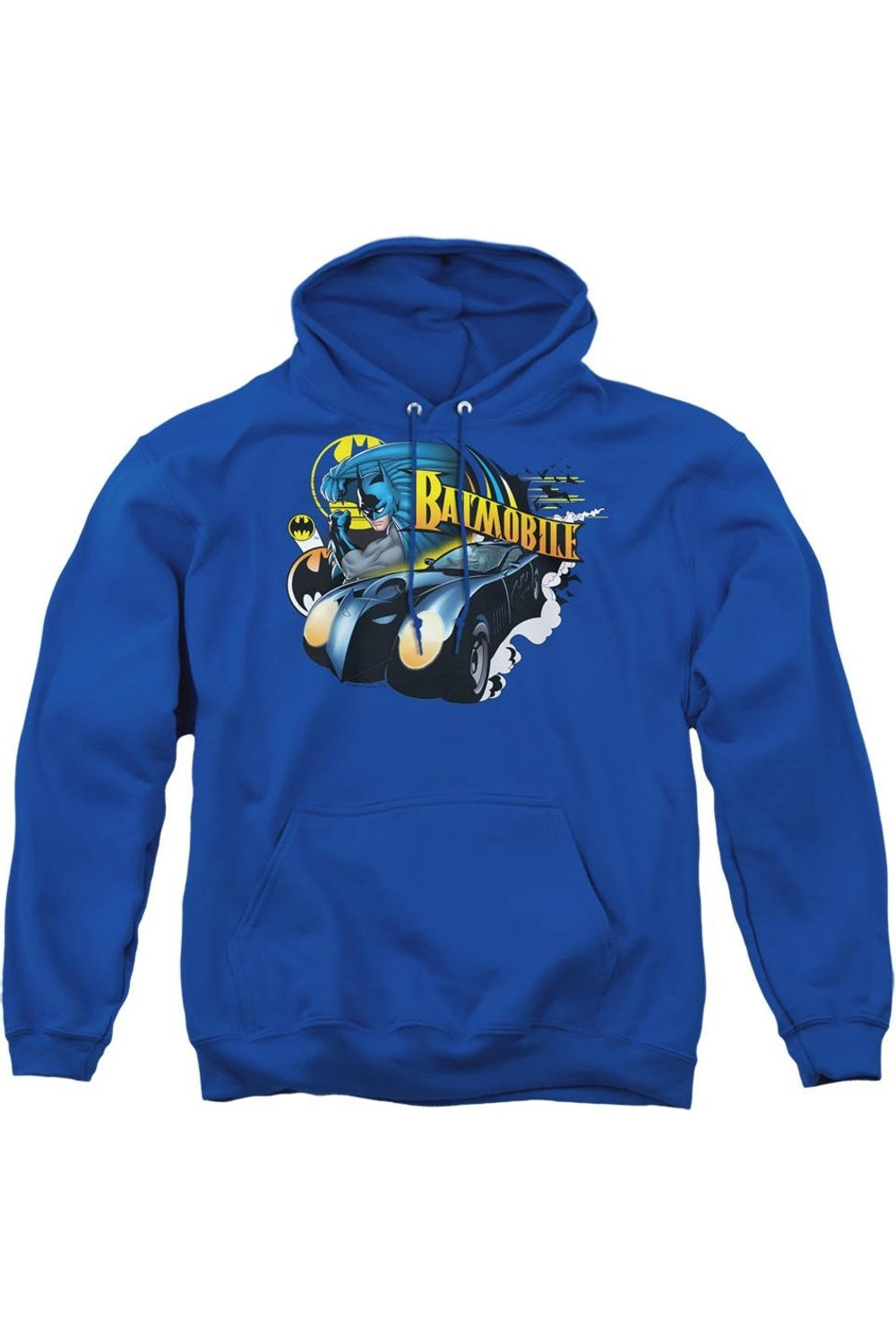 

Толстовка с капюшоном Batman Batmobile для взрослых Gildan, синий