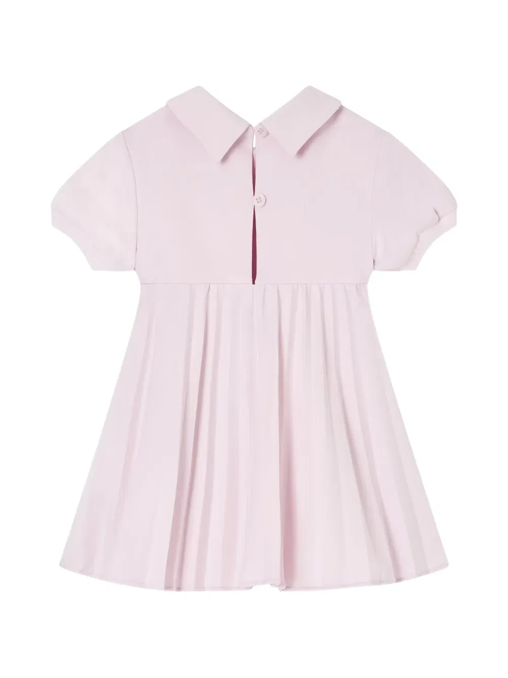 Платье с воротником и складками Emporio Armani Kids, розовый — фото 2