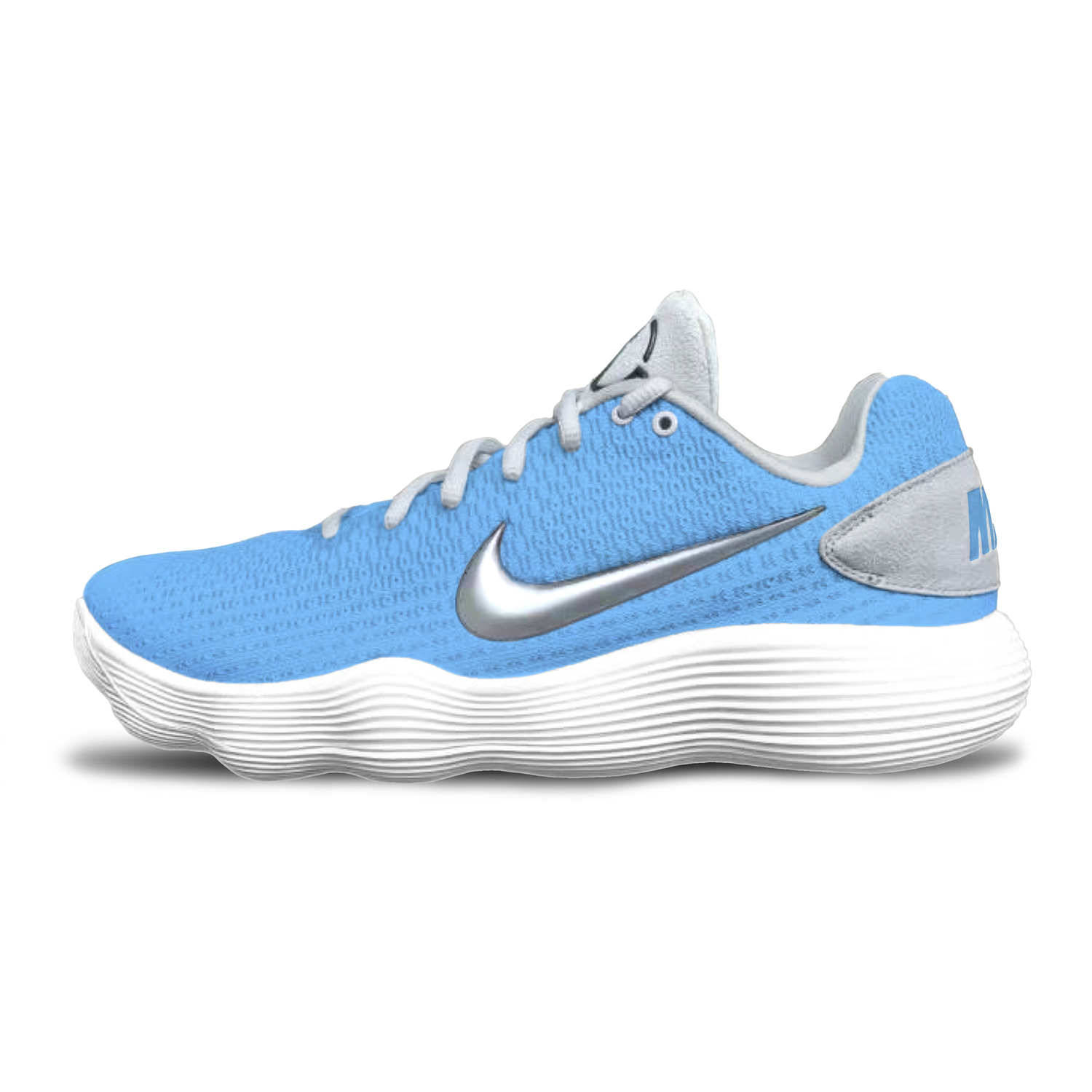 

Nike Гиперданк 2017 баскетбольные кроссовки унисекс низкие голубые/белые/серые небесно-голубые, цвет Sky Blue