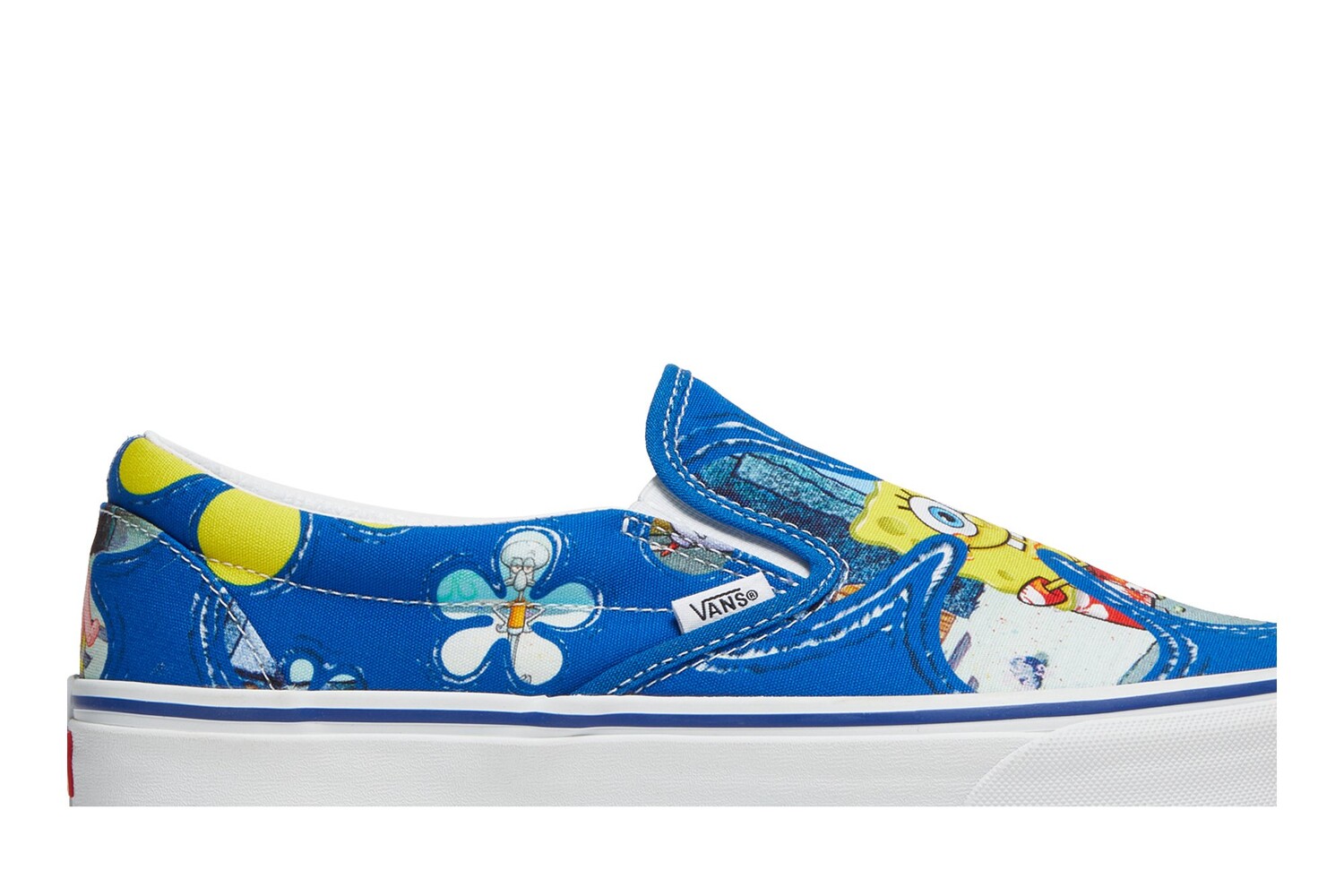 Губка Боб Квадратные Штаны x Классические слипоны Vans, синий — фото 2