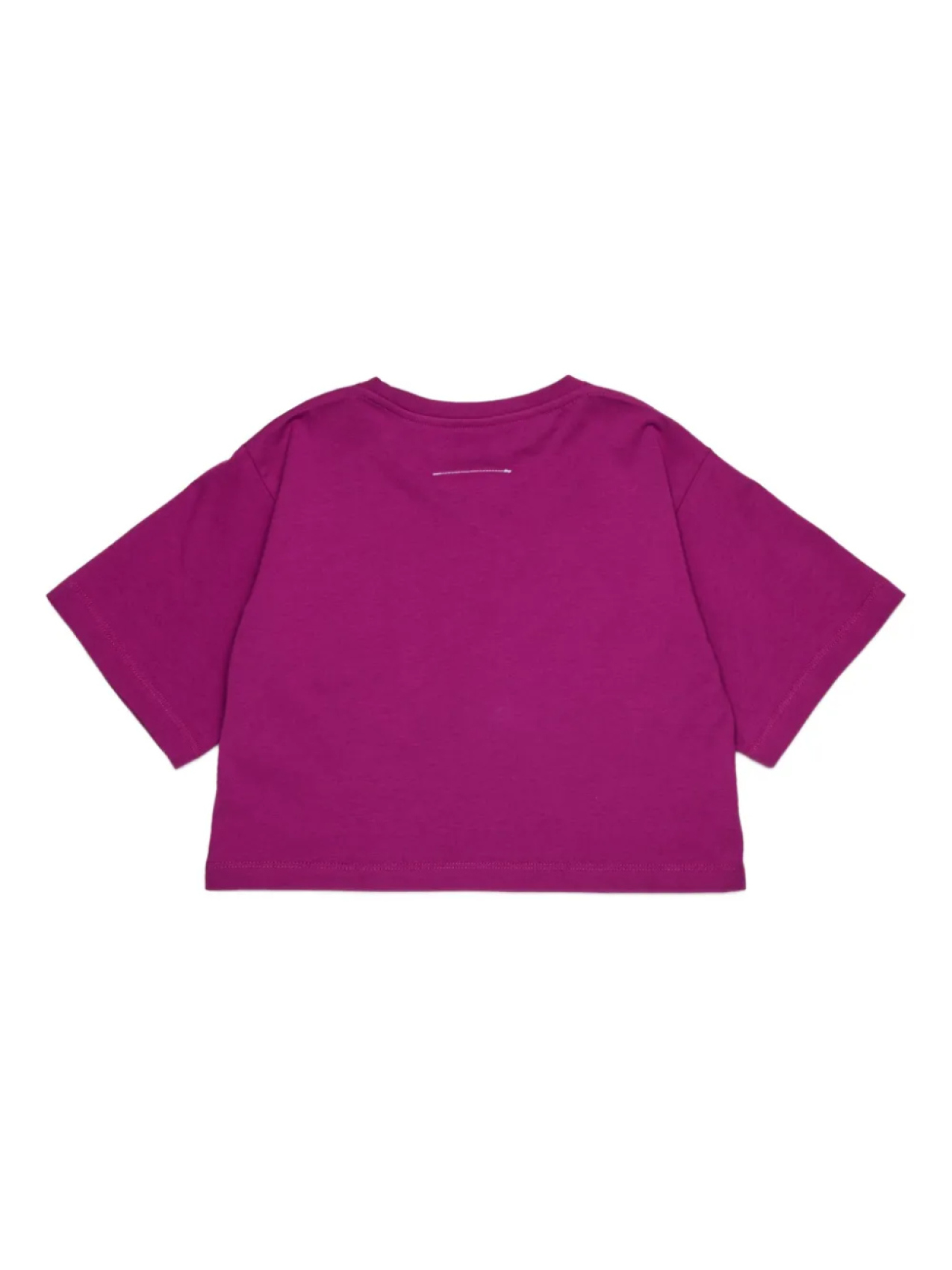 Футболка хлопковая MM6 Maison Margiela Kids, розовый — фото 2