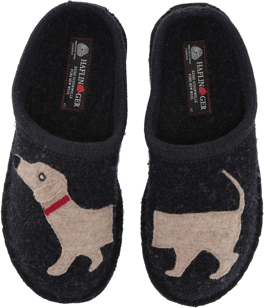 

Тапочки Doggy Slipper Haflinger, цвет Captains Blue