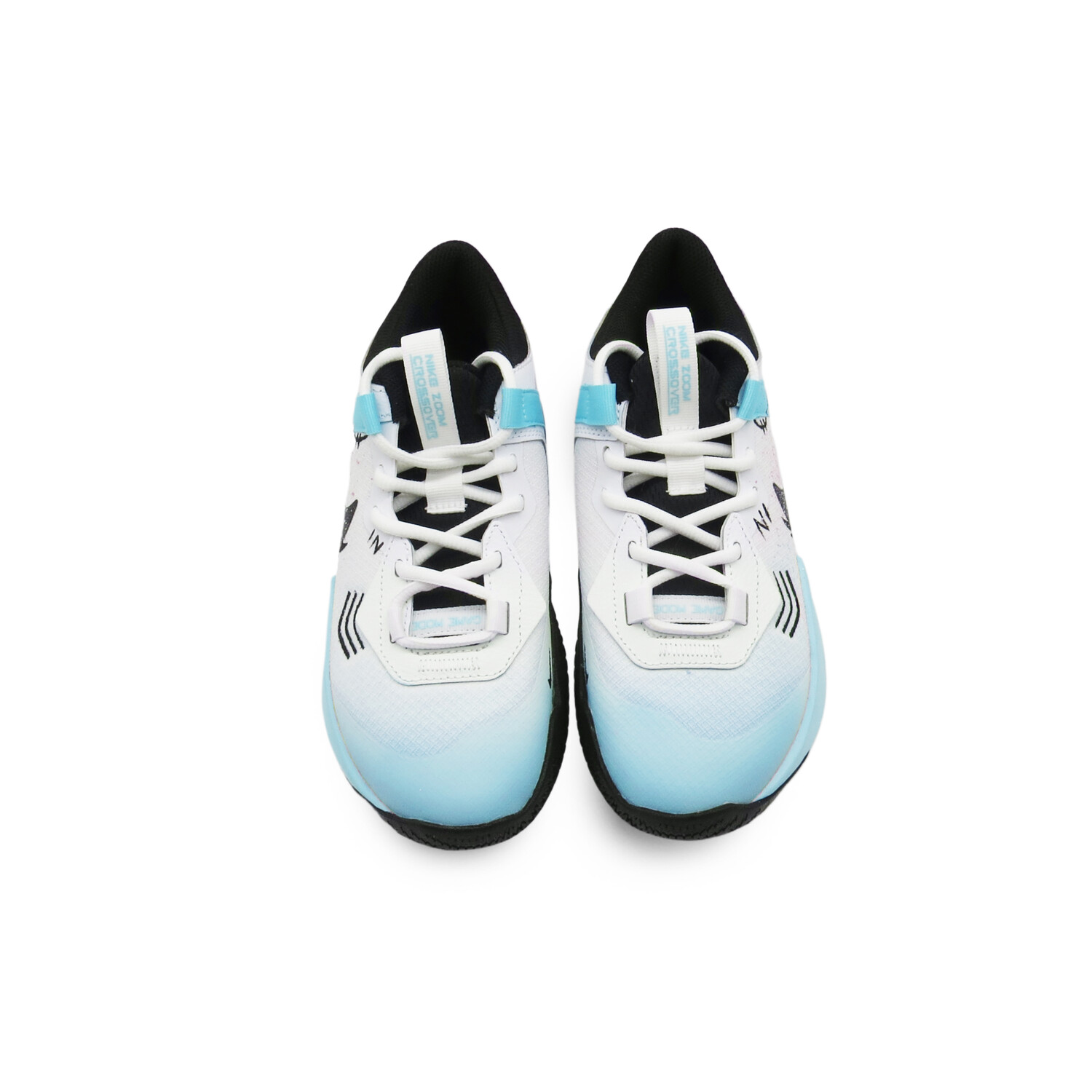 

Кроссовки Nike Air Zoom Crossover Vintage Basketball Shoes Women's Low-top White/black, синий