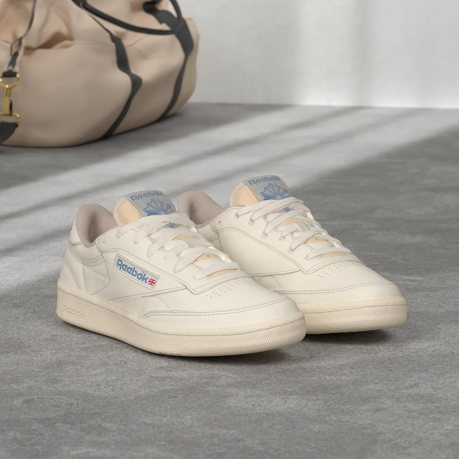 Мужские винтажные теннисные кроссовки Reebok Club C 85, синий — фото 2