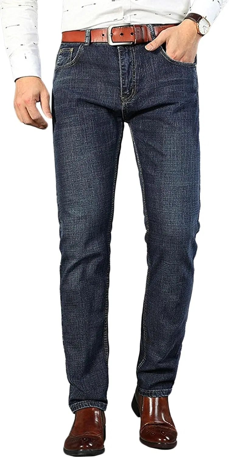 Джинсы прямые, Stretch, Black Grey B1