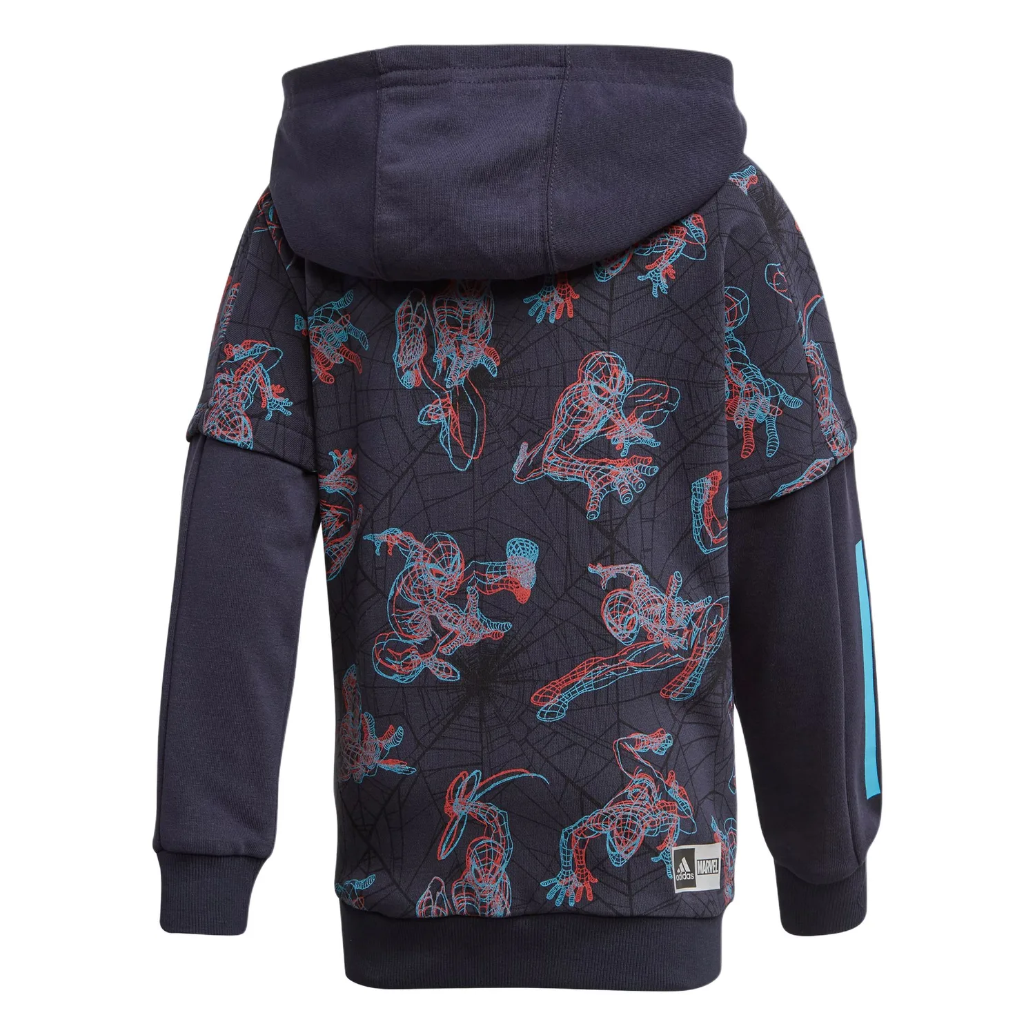 Adidas Куртка Legend Ink/Light Aqua Blue/Joy Reserve Red Kids' — фото 3