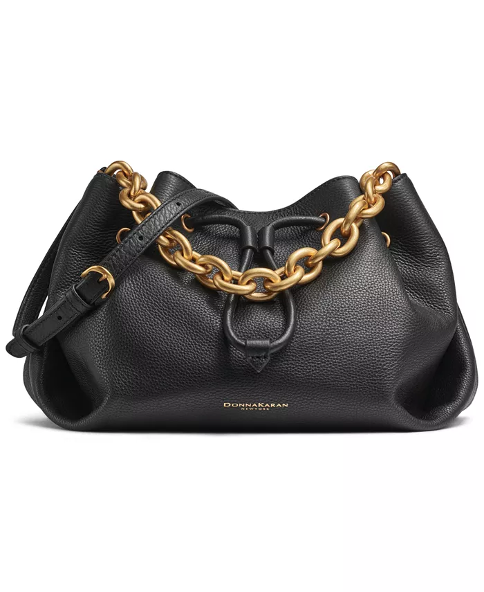 

Сумка-кроссбоди Lyndon с кулиской Donna Karan New York, черный