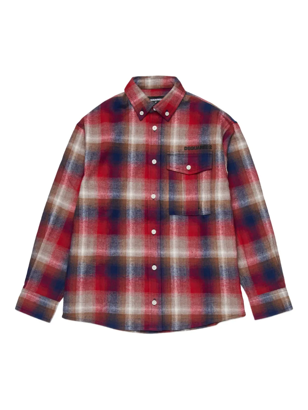

Рубашка на пуговицах DSQUARED2 KIDS, красный