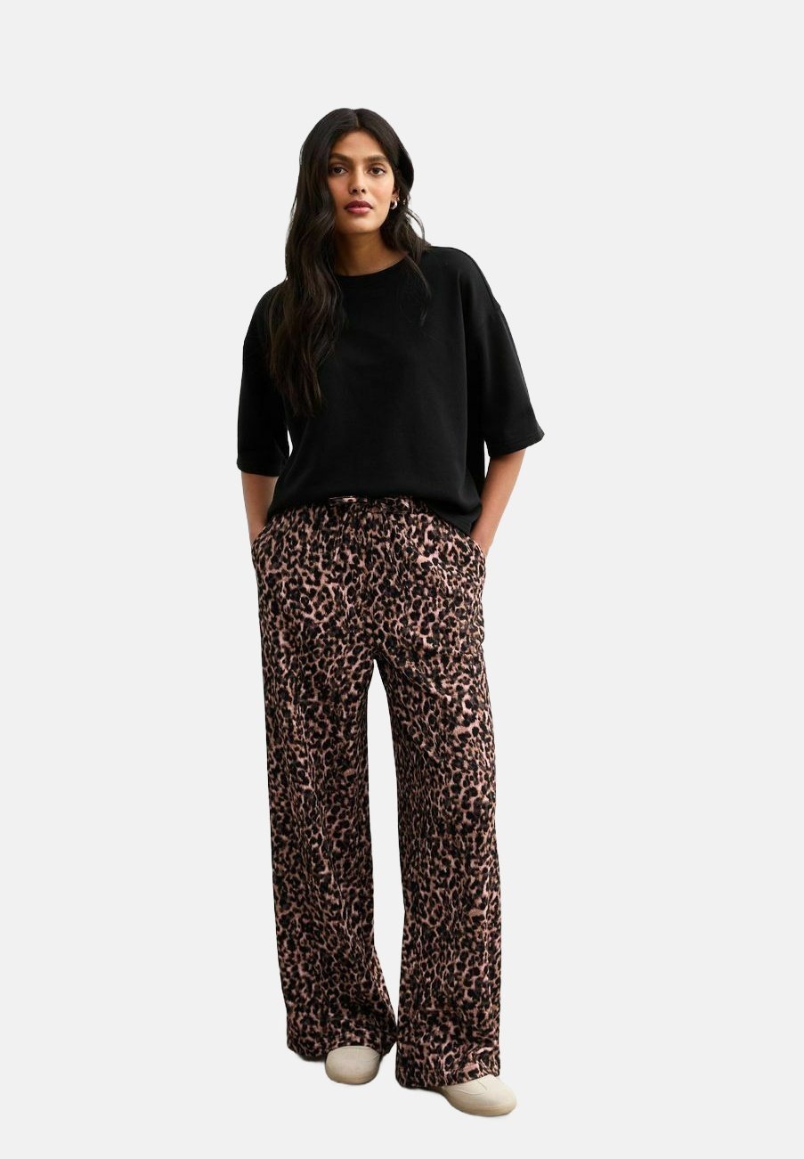 

Брюки ANIMAL PRINT WIDE LEG New Look, коричневый