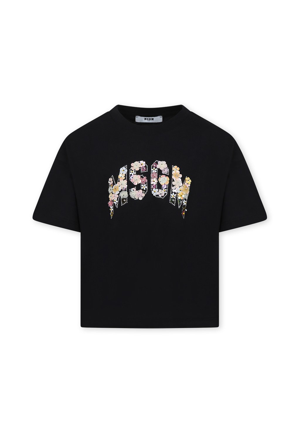 

Футболка с принтом MSGM, черный
