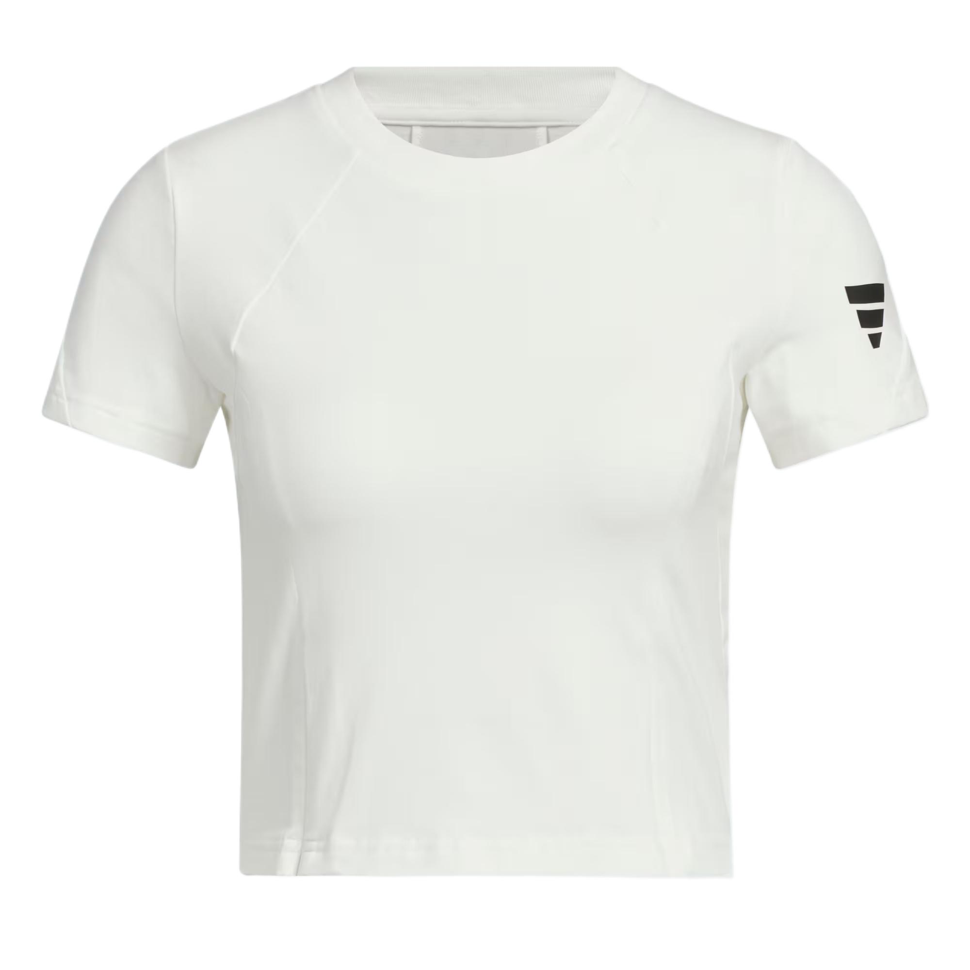 

Adidas Футболка обычная женская ярко-белая, Белый, Adidas Футболка обычная женская ярко-белая