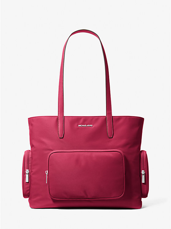 

Большая нейлоновая сумка-тоут Khai Michael Kors, красный