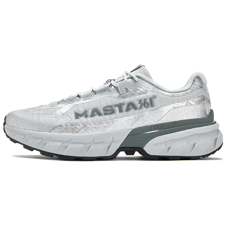 

361° Xingshan противоскользящие износостойкие низкие туристические ботинки мужские silver gray