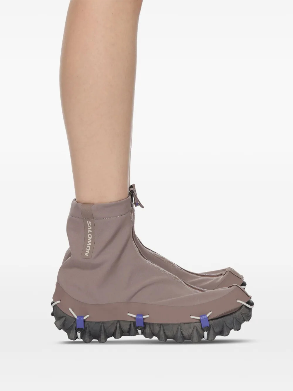 Ботинки женские Salomon Snowclog Advance текстильные с массивной подошвой, коричневый — фото 4