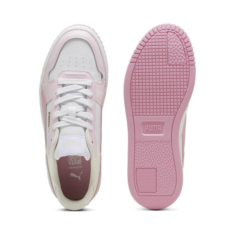 Женские кроссовки Carina Street PUMA White Pink Lilac Gold — фото 4