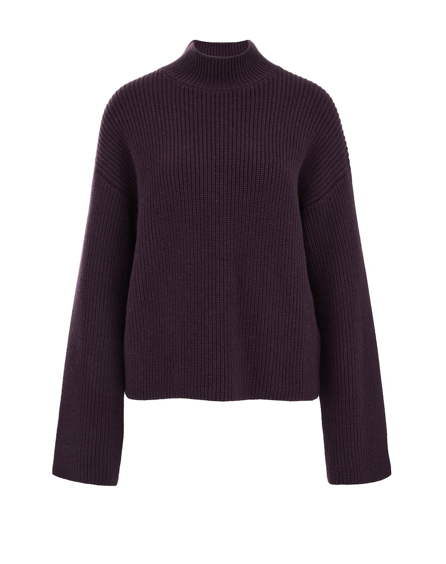 

Свитер WE Studio, баклажановый