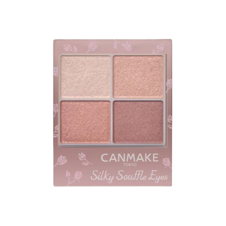 

Шелковые суфле тени для век легко растушевываются блестящие подчеркивающие глаза 4,8г CANMAKE