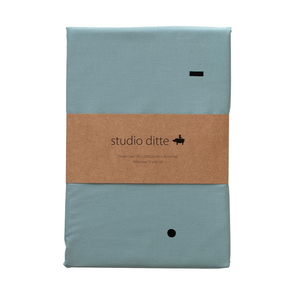 

Пододеяльник Studio Ditte Blocks Stone Blue 140 x 200 см