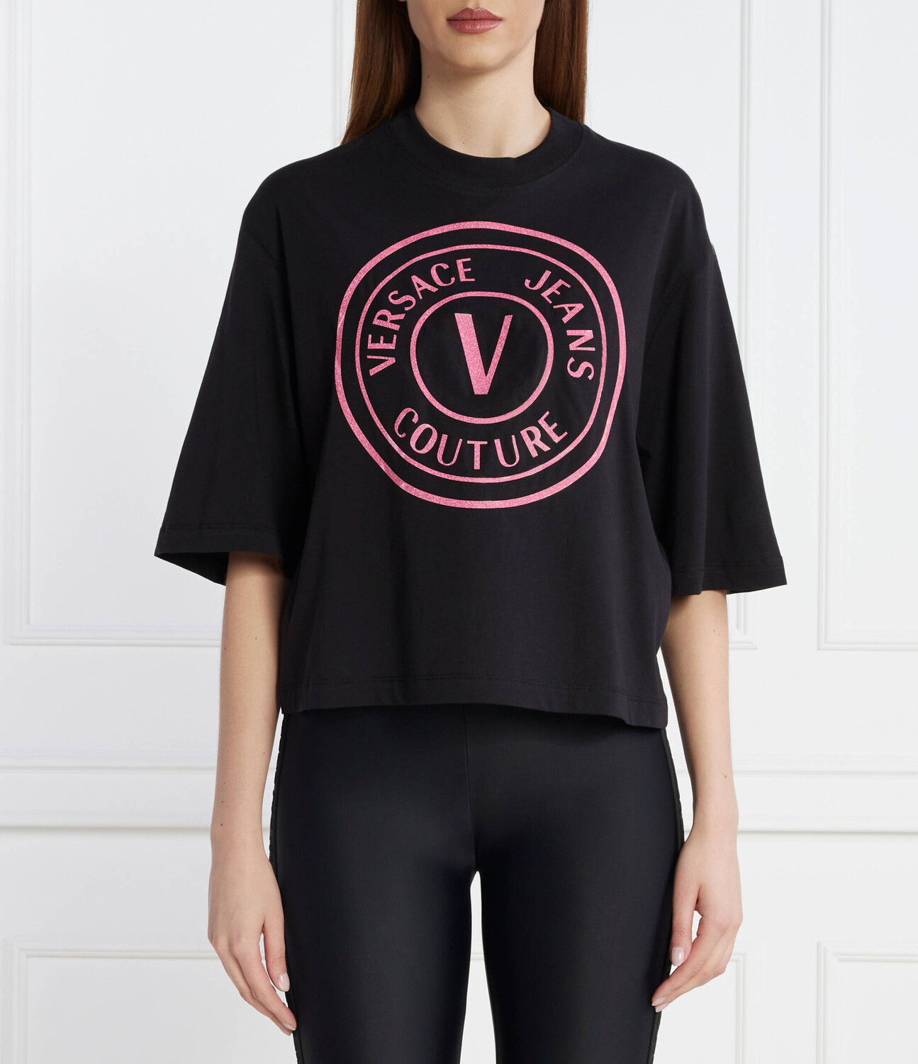 

Футболка Versace Jeans Couture Oversize fit, черный