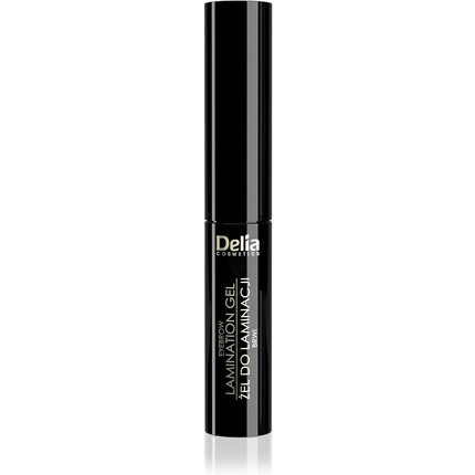 Eyebrow Expert Lamination Gel Коричневый Веганская Формула Фиксация Формы Бровей Улучшение Цвета Биотин Пептиды Глицерин 4 мл Delia Cosmetics — фото 3