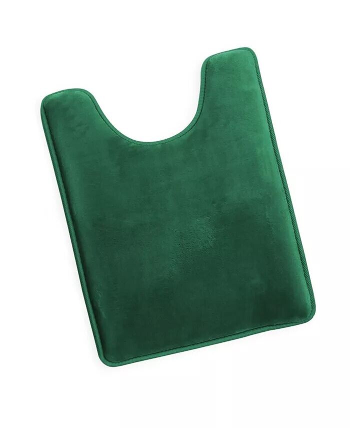 

Нескользящий, ультрамягкий плюшевый коврик для ванной из пены с эффектом памяти — контур 24 x 20 дюймов Clara Clark, зеленый