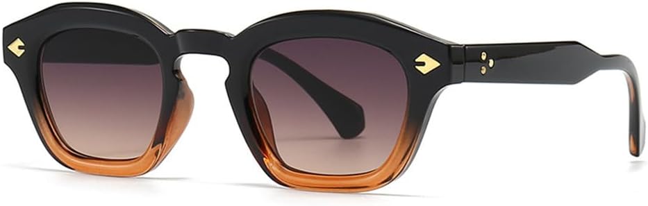 

Ретро маленькие круглые солнцезащитные очки для женщин с заклепками, панк-стиль, градиентные очки, защита от УФ-излучения UV400, светло-зеленые солнцезащитные очки для мужчин VFDHN, 4