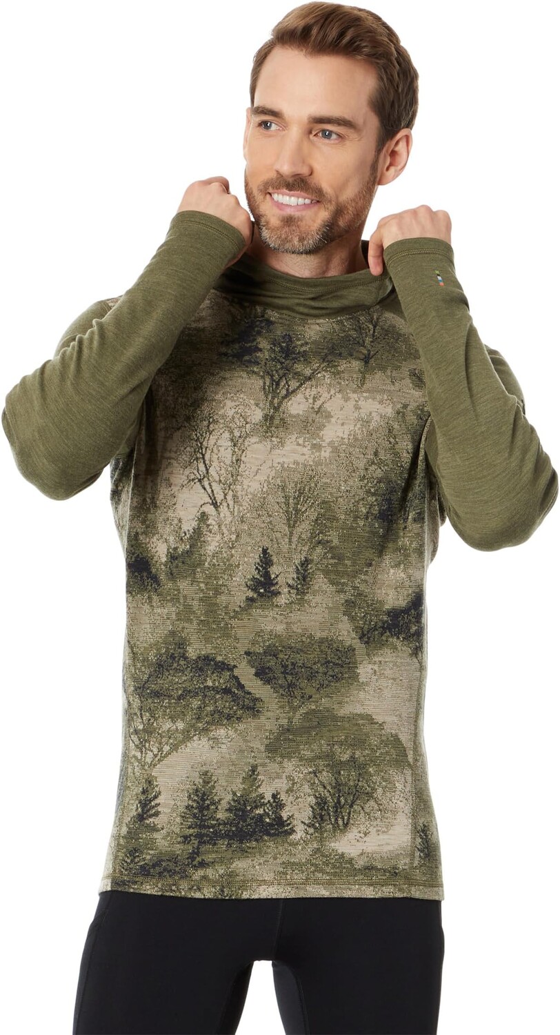 

Худи Smartwool Merino 250 Base Layer Hoodie, цвет Winter Moss Forest