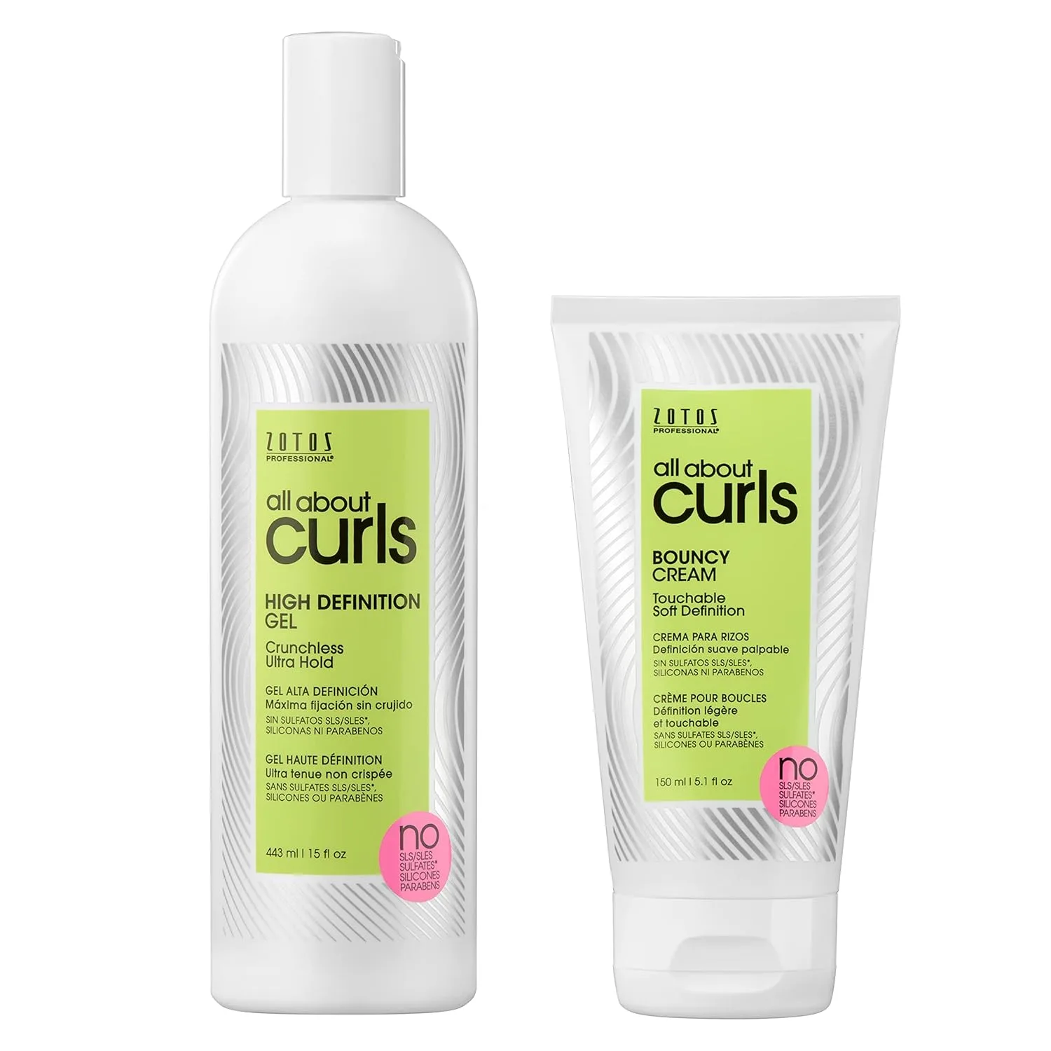 ALL ABOUT CURLS Гель высокой четкости и крем для придания упругости | Средства для укладки кудрявых волос | Подчеркивает форму, увлажняет, разглаживает | Для всех типов кудрявых волос