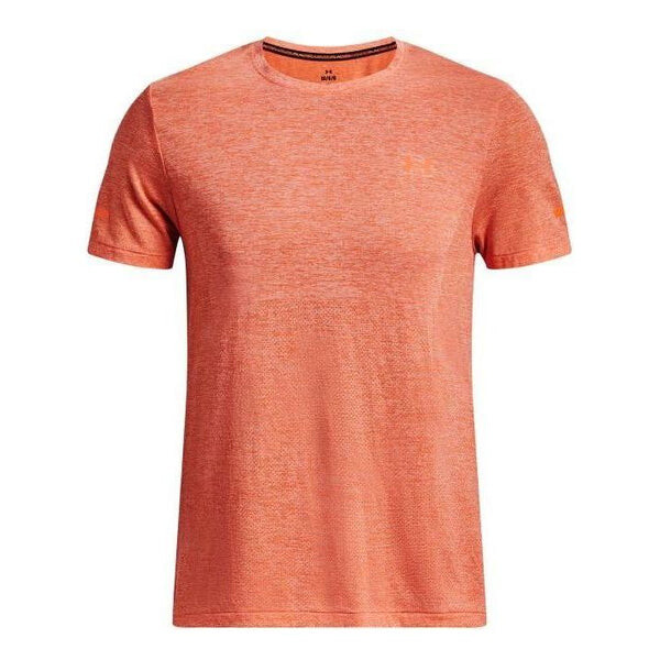 

Футболка seamless stride short sleeve 'frosted orange' Under Armour, оранжевый