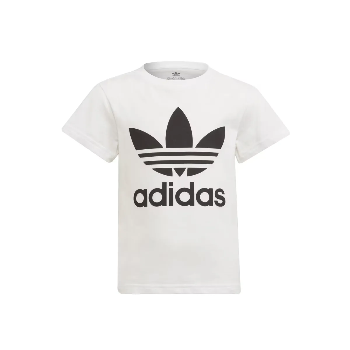 

Трилистник Adidas Originals Детская футболка, черный/белый