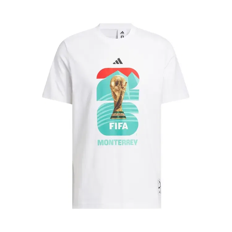 Футболка Adidas FIFA World Cup 26 Host City Monterrey Graphic, белый