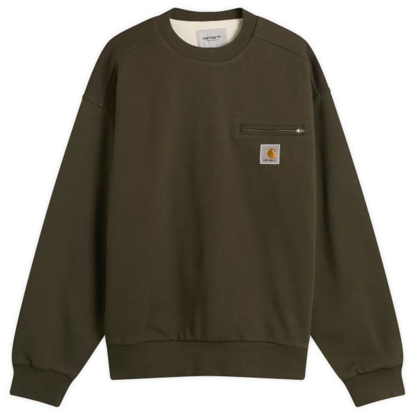 

Толстовка Детройта Carhartt Wip, оливковый