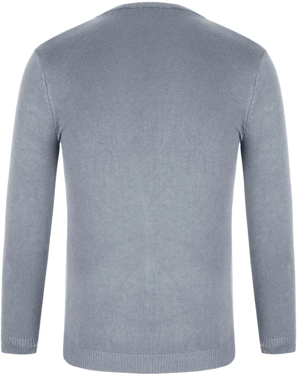 Мужской свитер с v-образным вырезом slim fit — фото 4